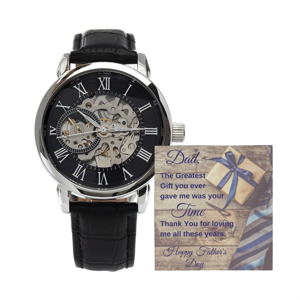 Happy Father's Day / Openwork Watch
