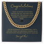Graduation Gift for Him / Cuban Link Chain