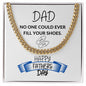 Dad / Happy Father's Day / Cuban Link Chain