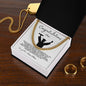 Graduation Gift for Him / Cuban Link Chain / Personalized Message Card