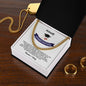 Graduation Gift for Him / Cuban Link Chain / Personalized Message Card