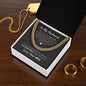 To My Husband / Love your Wife / Cuban Link Chain