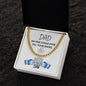 Dad / Happy Father's Day / Cuban Link Chain
