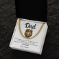 Dad / Always Be My King / Gift from Daughter / Cuban Link Chain/ Personalized Message Card