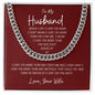 To My Husband / Cuban Link Chain