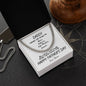 Daddy / Happy Father's Day / Gift from Daughter / Gift from Son / Cuban Link Chain / Personalized Message Card