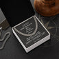 Daddy / Happy Father's Day / Gift from Daughter / Gift from Son / Cuban Link Chain / Personalized Message Card