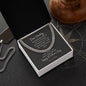 Dear Daddy / Happy 1st Father's Day / Cuban Link Chain / Personalized Message Card