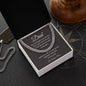 Dad / Gift from Daughter / Cuban Link Chain / Personalized Message Card