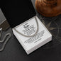 My Dear Son / I Love You / Gift from Mom / Gift From Dad / Cuban Link Chain/ Personalized Message Card
