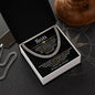 Son / Cuban Link Chain / Personalized Message Card