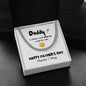 Daddy We'd Pick You / Happy Father's Day / Cuban Link Chain / Personalized Message Card