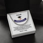 Graduation Gift for Him / Cuban Link Chain / Personalized Message Card