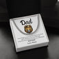 Dad / Always Be My King / Gift from Daughter / Cuban Link Chain/ Personalized Message Card