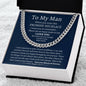 To My Man / Promise Necklace / Cuban Link Chain