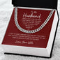 To My Husband / Cuban Link Chain