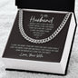 To My Husband / Cuban Link Chain