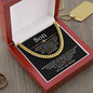 Son / Cuban Link Chain / Personalized Message Card