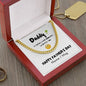 Daddy We'd Pick You / Happy Father's Day / Cuban Link Chain / Personalized Message Card