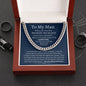 To My Man / Promise Necklace / Cuban Link Chain