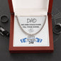 Dad / Happy Father's Day / Cuban Link Chain