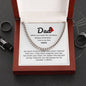Dad / Number 1 Hero / Cuban Link Chain