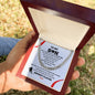 To My Son / Number One Hockey Player / Gift from Mom / Gift from Dad / Cuban Link Chain / Personalized Message Card