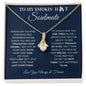 To My Smokin' Hot Soulmate / Best Thing / Alluring Beauty Necklace / Personalized Message Card