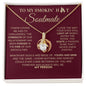 To My Smokin' Hot Soulmate / Love Forged in Fire / Alluring Beauty Necklace / Personalized Message Card