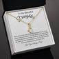 To My Beautiful Daughter / Gift from Mom / Gift from Dad / Alluring Beauty Necklace / Personalized Message Card