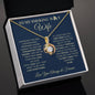 To My Smoking Hot Wife / Best Thing / Alluring Beauty Necklace / Personalized Message Card