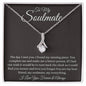 To My Soulmate / I found my missing piece / Alluring Beauty Necklace / Personalized Message Card