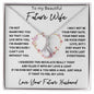 To My Future Wife / I want to be your last everything / Love, Your Future Husband / Alluring Beauty Necklace