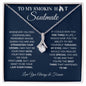 To My Smokin' Hot Soulmate / Best Thing / Alluring Beauty Necklace / Personalized Message Card