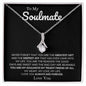 To My Soulmate / My Greatest Joy / Alluring Beauty Necklace / Personalized Message Card