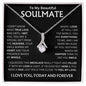 To My Beautiful Soulmate / You Are My Everything / Alluring Beauty Necklace
