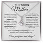 To My Amazing Mother / Alluring Beauty Necklace