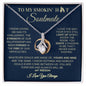 To My Smokin' Hot Soulmate / Love Forged in Fire / Alluring Beauty Necklace /Personalized Message Card
