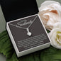 To My Soulmate / I found my missing piece / Alluring Beauty Necklace / Personalized Message Card
