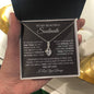 To My Beautiful Soulmate / You are the Best Thing that ever happened to me. / Alluring Beauty Necklace / Personalized Message Card