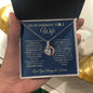 To My Smoking Hot Wife / Best Thing / Alluring Beauty Necklace / Personalized Message Card