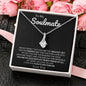 To My Soulmate / My Greatest Joy / Alluring Beauty Necklace / Personalized Message Card