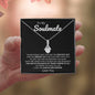 To My Soulmate / My Greatest Joy / Alluring Beauty Necklace / Personalized Message Card