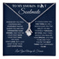 To My Smokin' Hot Soulmate / Best Thing / Alluring Beauty Necklace / Personalized Message Card