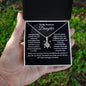 To My Precious Daughter / Gift from Mom / Gift from Dad / Alluring Beauty Necklace / Personalized Message Card