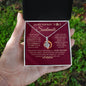 To My Smokin' Hot Soulmate / Love Forged in Fire / Alluring Beauty Necklace / Personalized Message Card