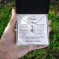 To My Bonus Mom / Alluring Beauty Necklace / Personalized Message Card