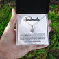 To My Soulmate / My Greatest Joy / Alluring Beauty Necklace / Personalized Message Card