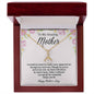 To My Amazing Mother / Happy Mother's Day / Alluring Beauty Necklace