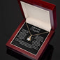 To My Precious Daughter / Gift from Mom / Gift from Dad / Alluring Beauty Necklace / Personalized Message Card